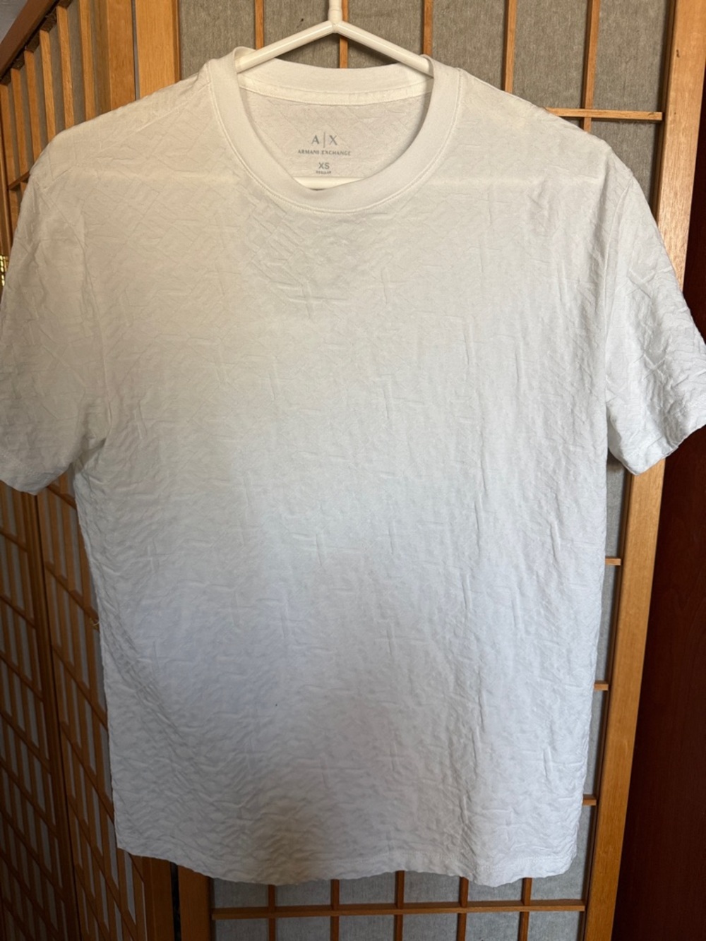 Armani Exchange White Short Sleeve Crew T-Shirt